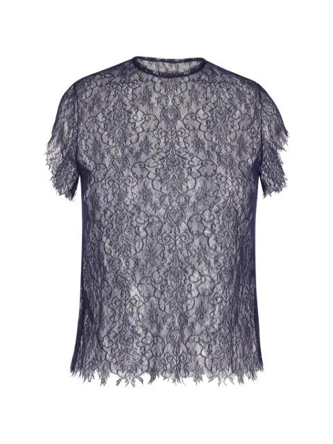lace-embroidered T-shirt by PAULINE DUJANCOURT