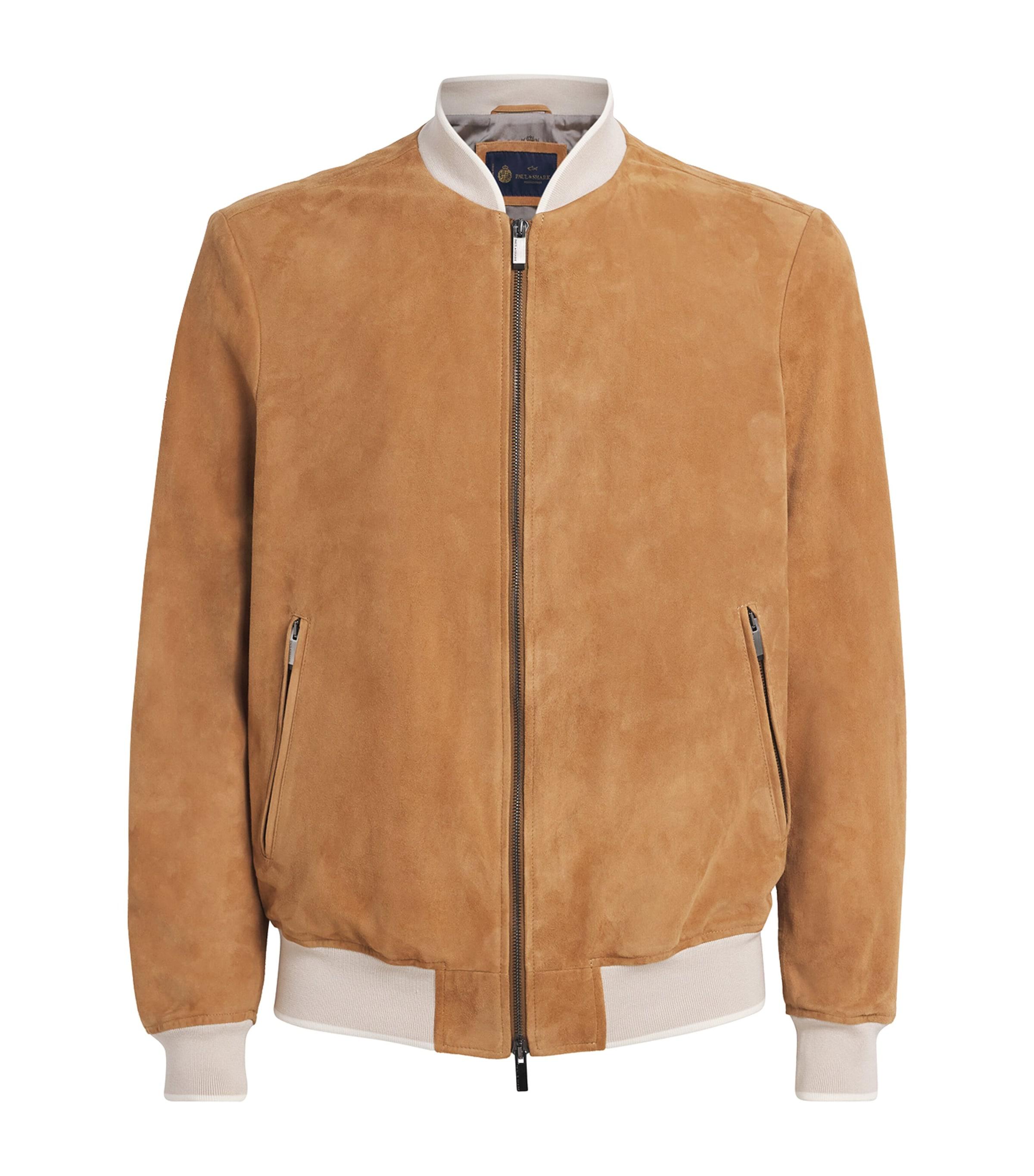 Paul & Shark Aqualeather Bomber Jacket by PAUL&SHARK