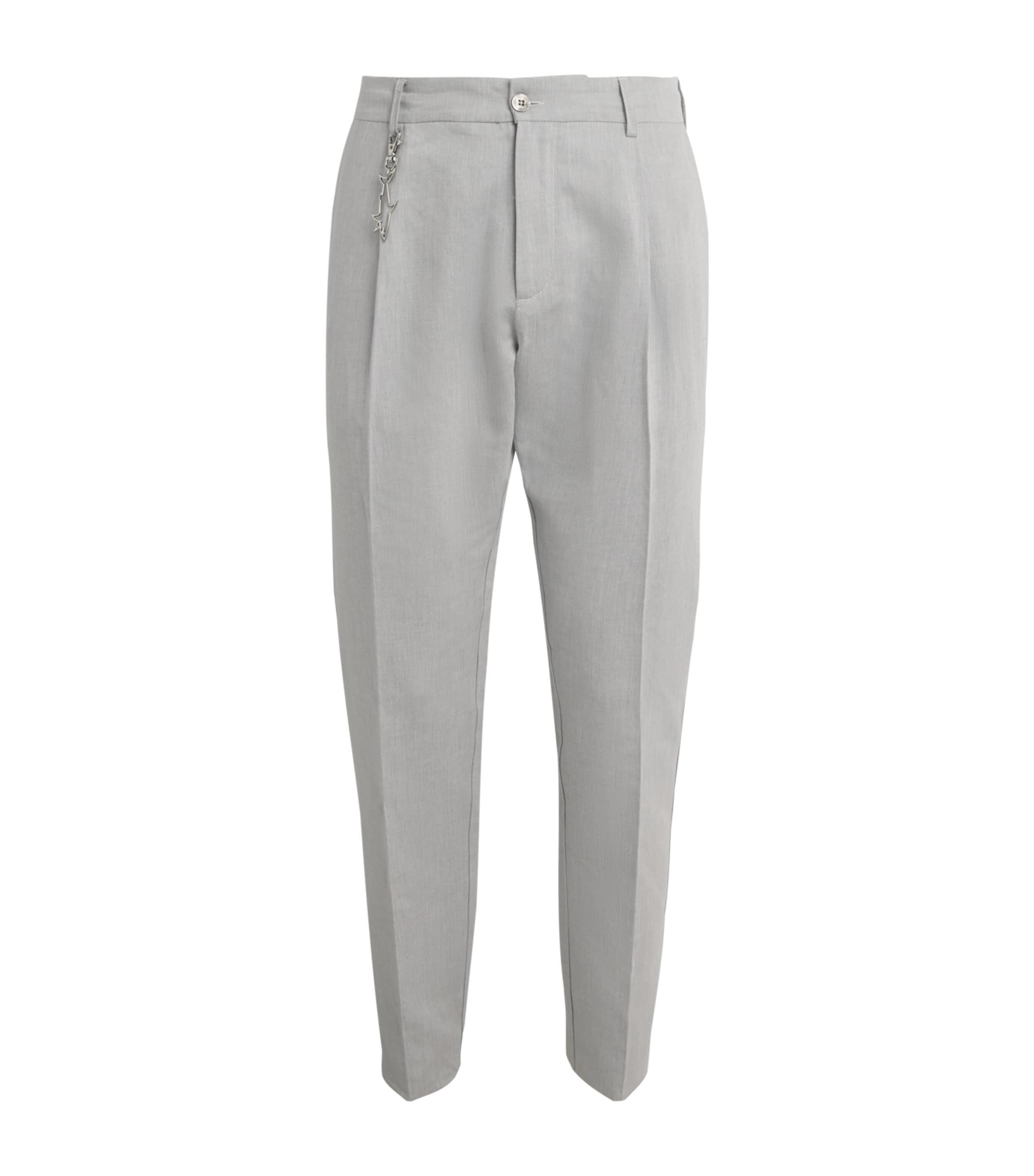 Paul & Shark Linen-Cotton Drawstring Chinos by PAUL&SHARK