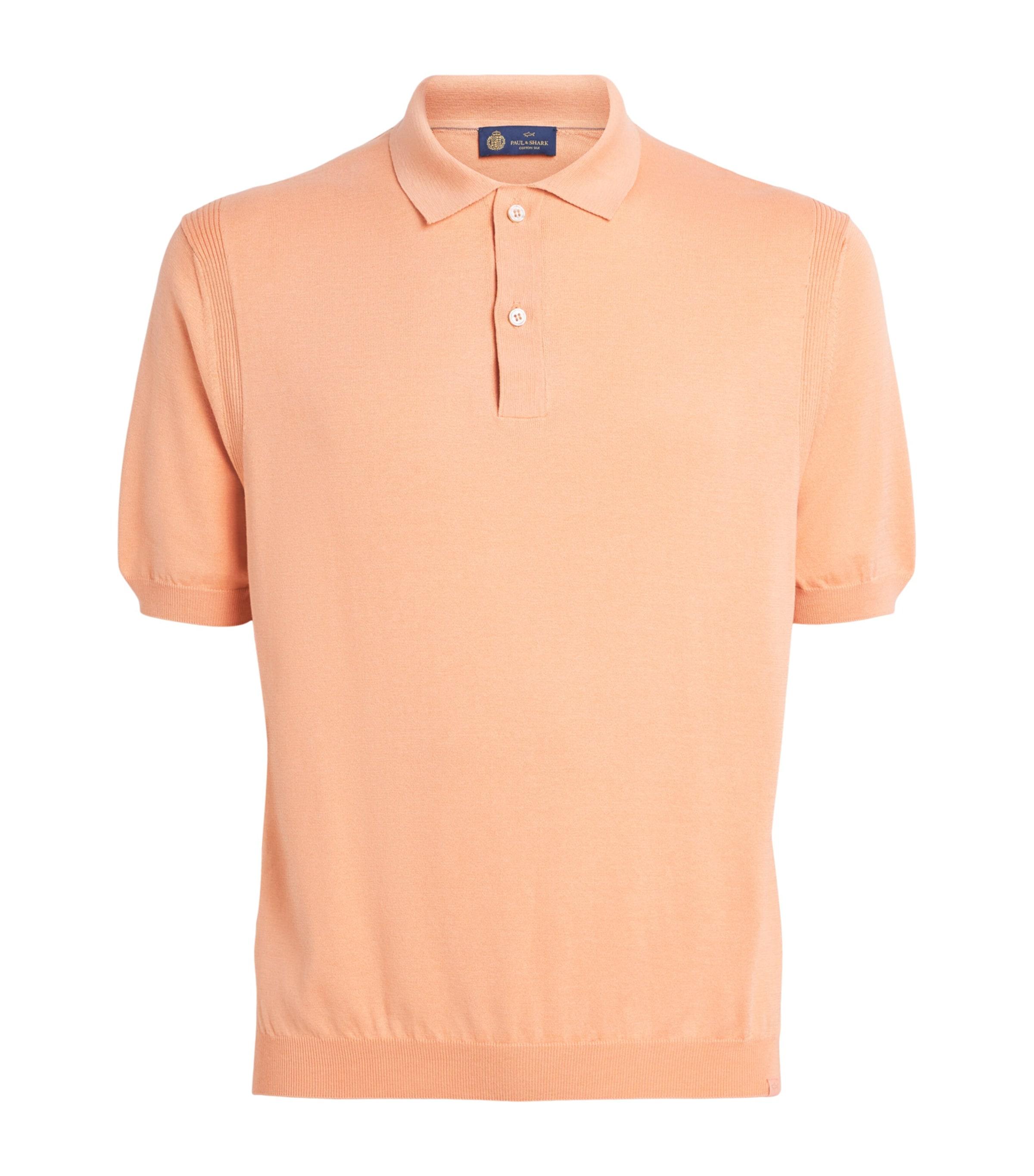 Paul & Shark Silk-Cotton Polo Shirt by PAUL&SHARK