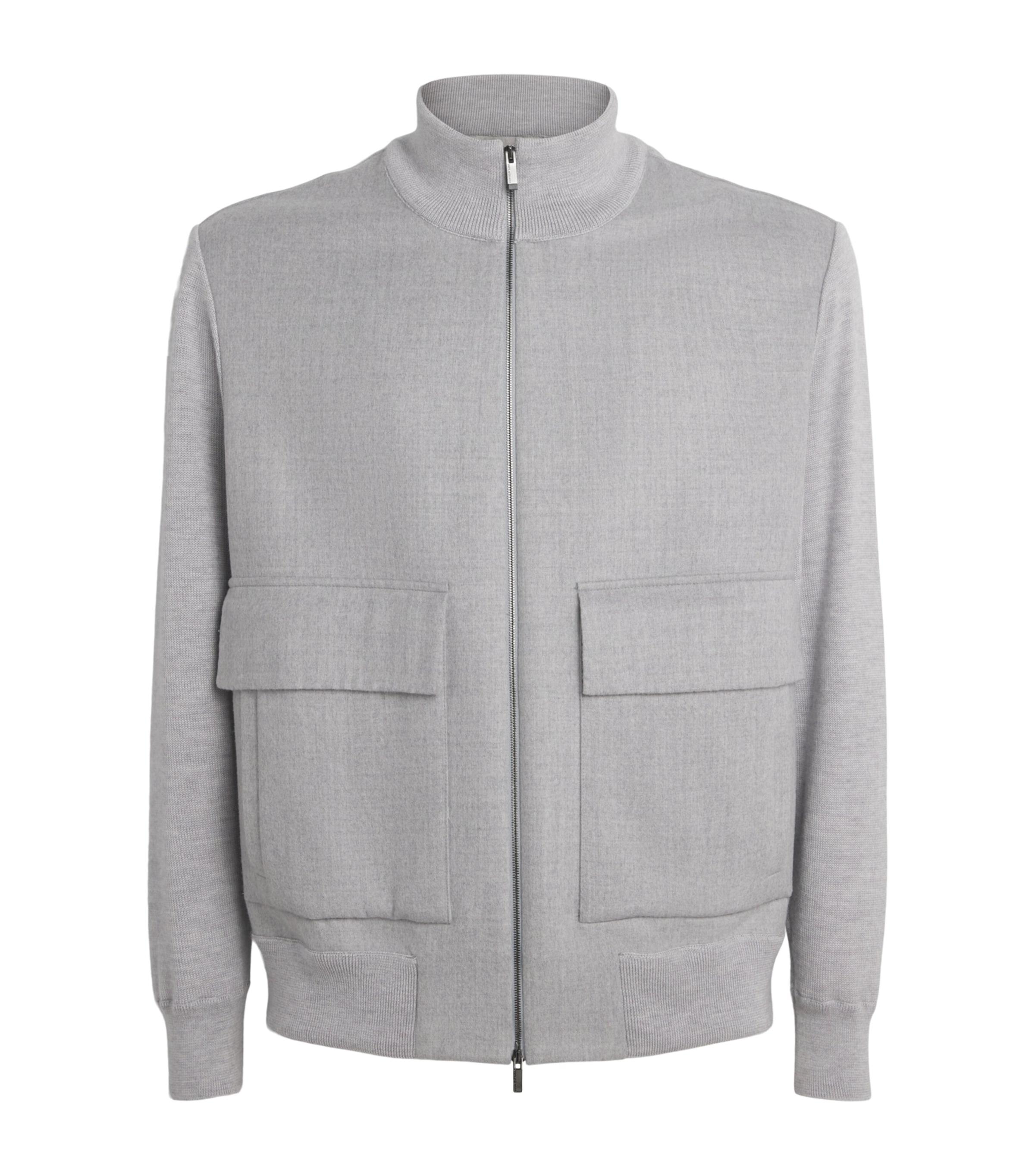 Paul & Shark Wool-Silk Aliseo Bomber Jacket by PAUL&SHARK