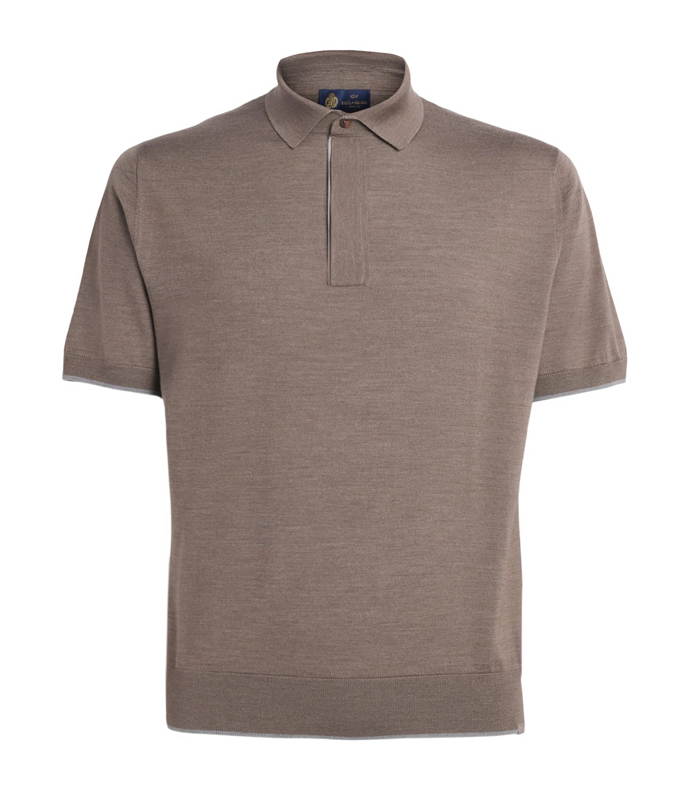 Paul & Shark Wool-Silk Polo Shirt by PAUL&SHARK