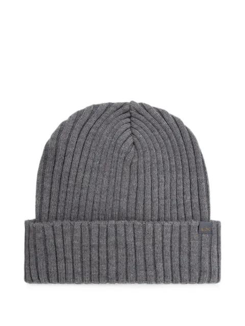 Soft Cool Touch ribbed-knit beanie hat by PAUL&SHARK