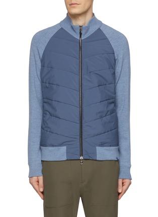 Stand Collar Padded Front Jacket by PAUL&SHARK