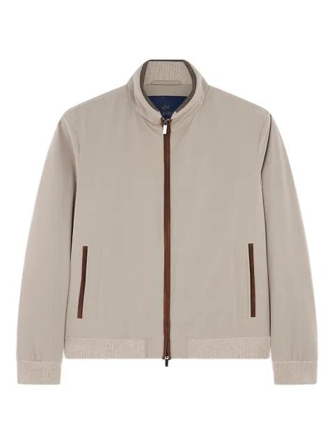 Typhoon Re-4X4 suede-details bomber jacket by PAUL&SHARK