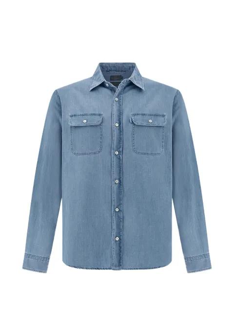 buttoned denim overshirt by PAUL&SHARK