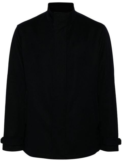 cashmere zip-up coat by PAUL&SHARK