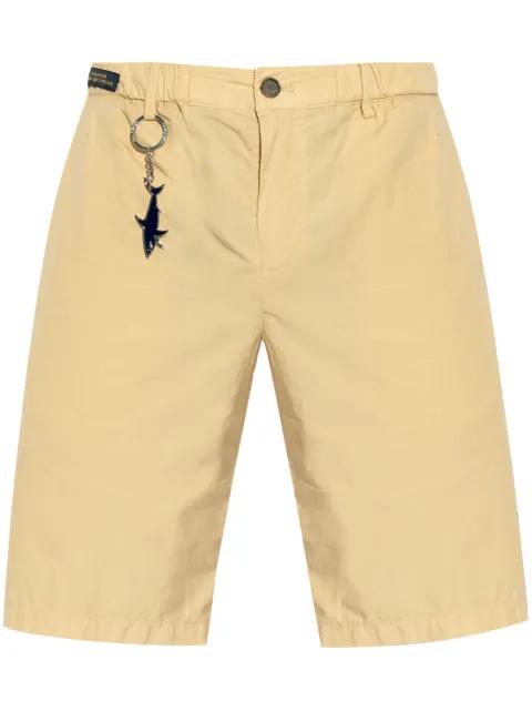 charm-detail chino shorts by PAUL&SHARK
