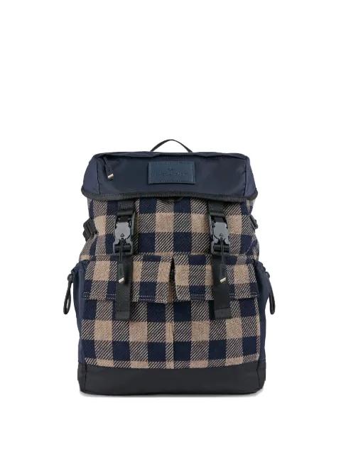 check-pattern backpack by PAUL&SHARK