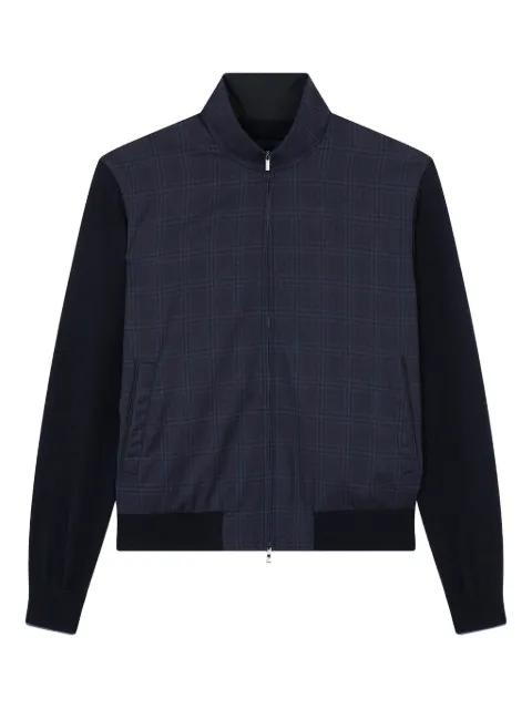 check-pattern bomber jacket by PAUL&SHARK