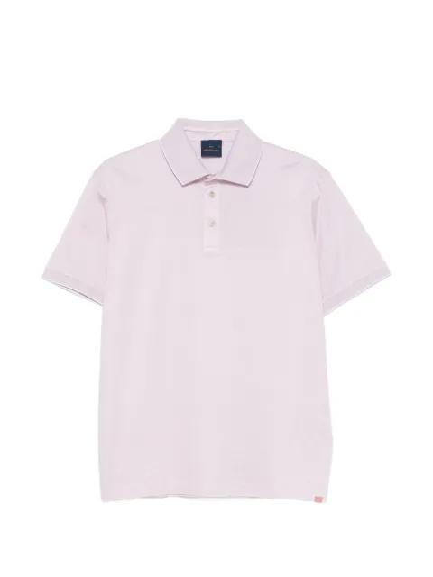 contrast-trim short-sleeve polo shirt by PAUL&SHARK