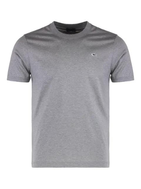 crew-neck logo-embroidery T-shirt by PAUL&SHARK