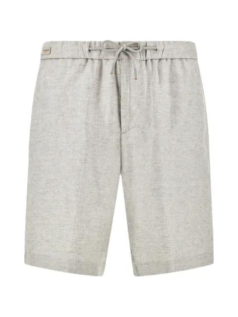 drawstring linen bermuda shorts by PAUL&SHARK