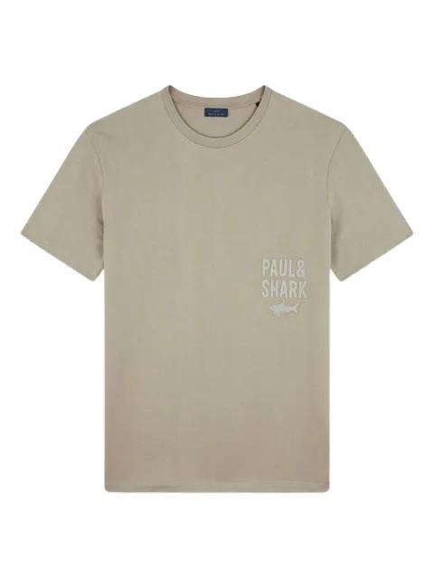 embroidered-logo T-shirt by PAUL&SHARK