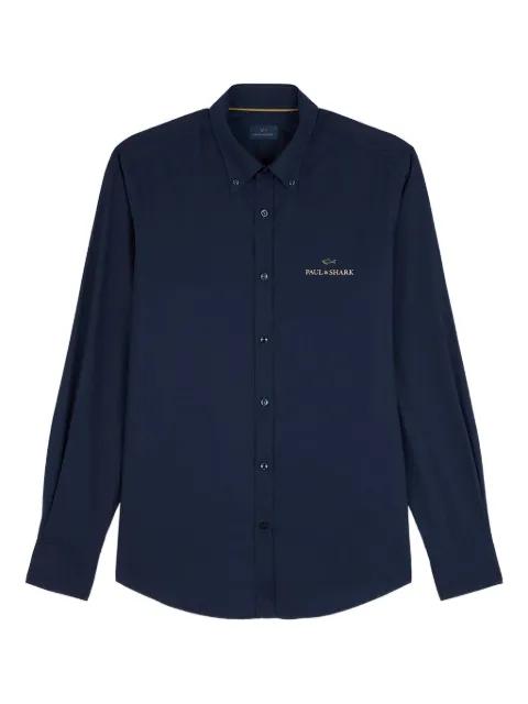 embroidered-logo shirt by PAUL&SHARK