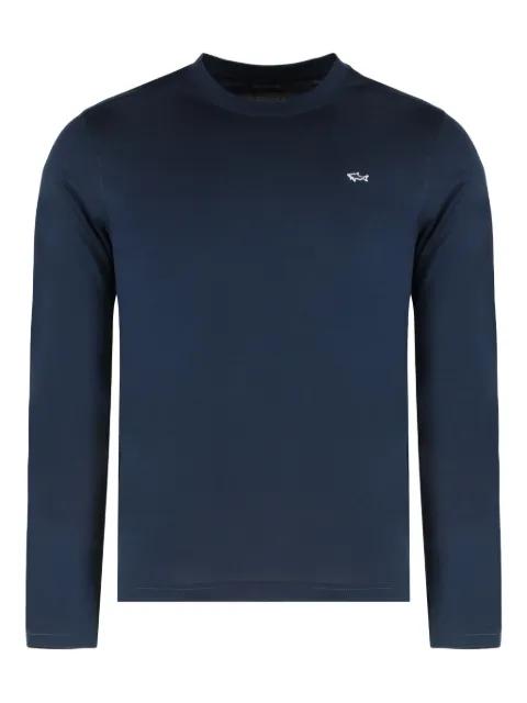 embroidered long-sleeve T-shirt by PAUL&SHARK