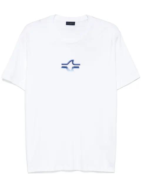 embroidered-motif T-shirt by PAUL&SHARK