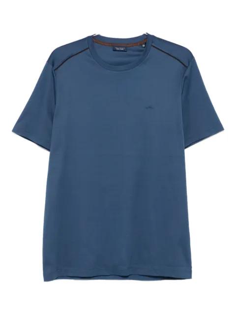 embroidered-wave crew-neck T-shirt by PAUL&SHARK