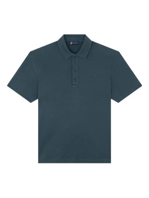 embroidered-wave polo shirt by PAUL&SHARK