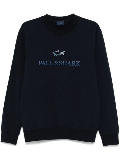flocked-logo sweater by PAUL&SHARK