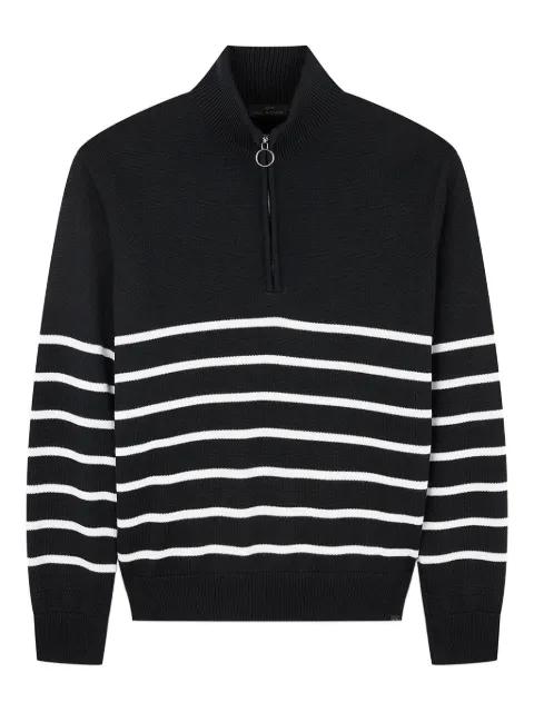 half-zip striped sweater by PAUL&SHARK