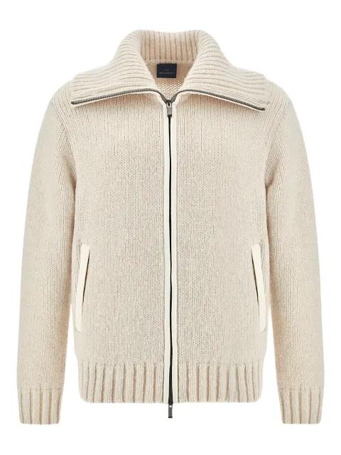 high-neck cardigan by PAUL&SHARK