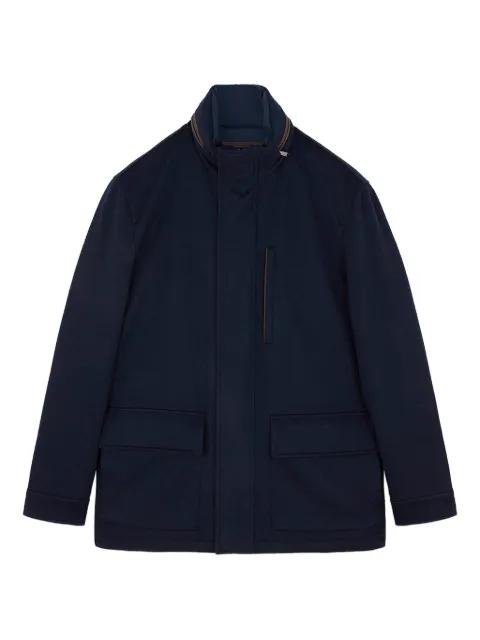 high-neck cashmere jacket by PAUL&SHARK