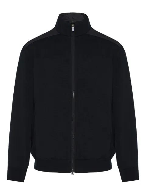 high-neck panelled sweater by PAUL&SHARK