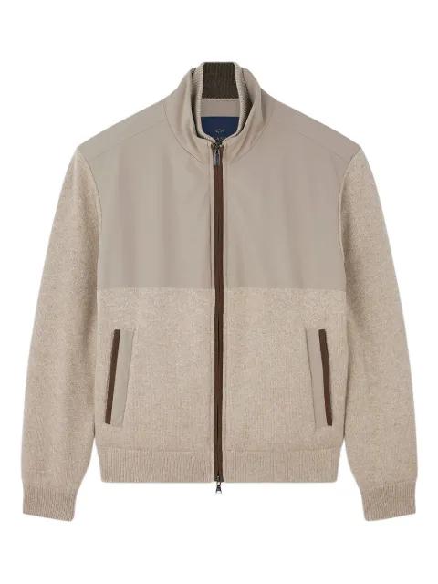 hybrid zip-up jacket by PAUL&SHARK