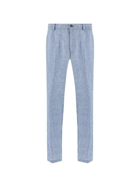 linen chino trousers by PAUL&SHARK