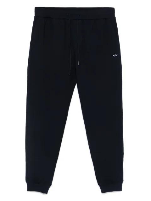logo-appliqué track trousers by PAUL&SHARK