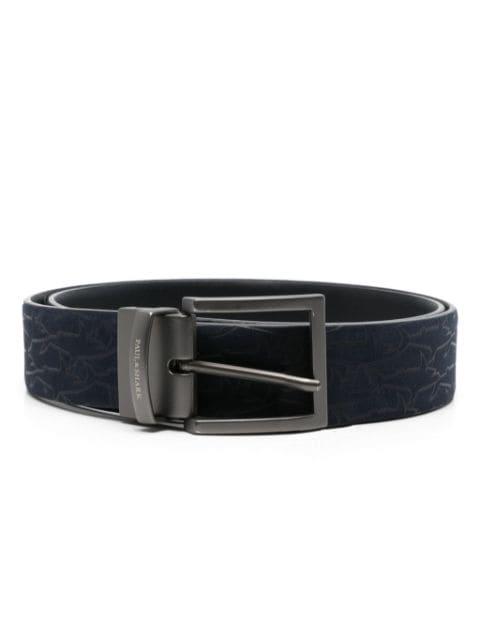 logo-debossed belt by PAUL&SHARK