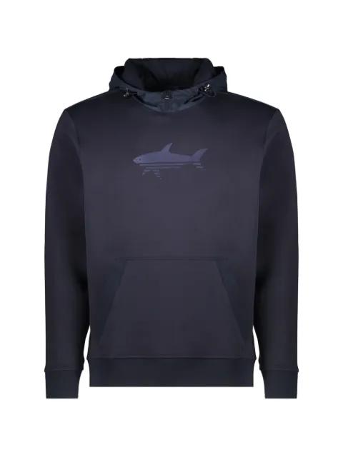 logo-detail drawstring hoodie by PAUL&SHARK