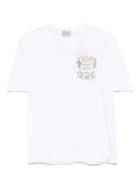 logo-embroidered T-shirt by PAUL&SHARK
