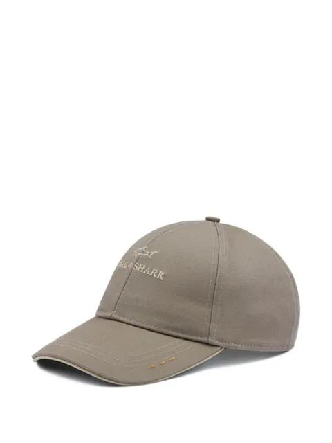 logo-embroidered cotton baseball cap by PAUL&SHARK