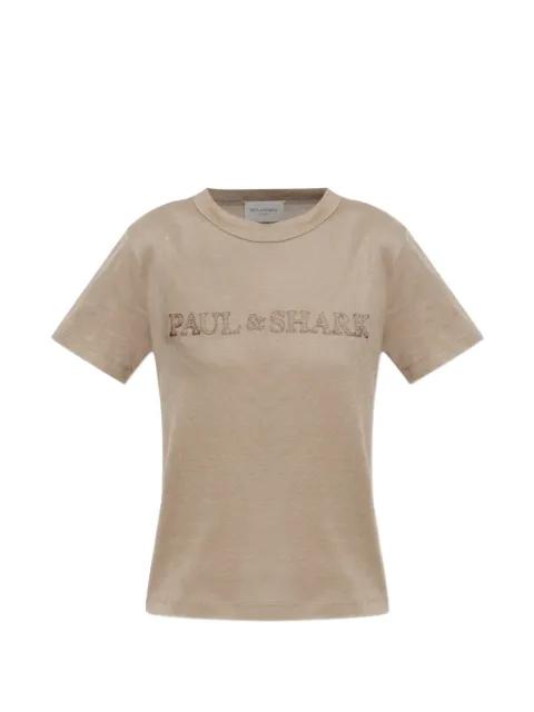 logo-embroidered t-shirt by PAUL&SHARK