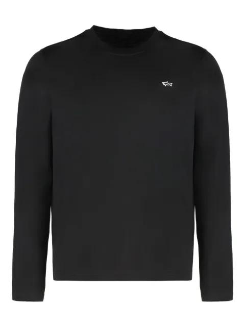 logo-embroidery long-sleeve T-shirt by PAUL&SHARK