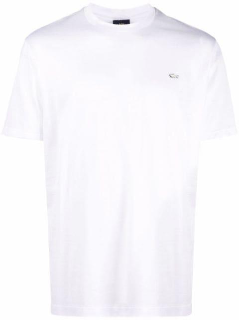 logo-patch cotton T-shirt by PAUL&SHARK