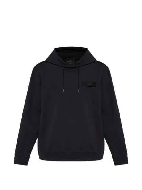 logo-patch drawstring hoodie by PAUL&SHARK