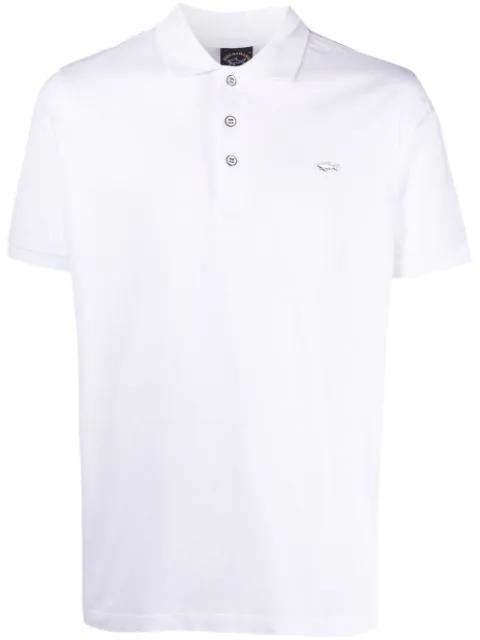 logo-plaque polo shirt by PAUL&SHARK