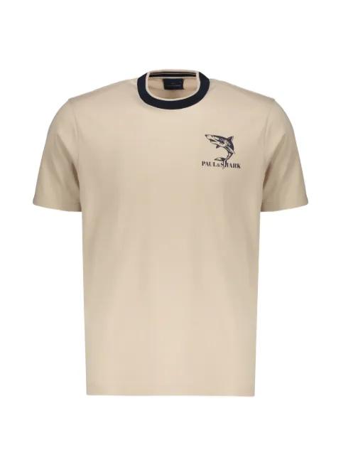 logo-print crew-neck T-shirt by PAUL&SHARK