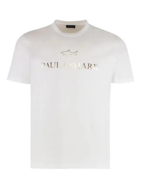 logo-print jersey T-shirt by PAUL&SHARK