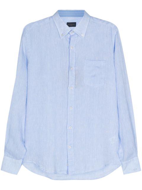 long-sleeve linen shirt by PAUL&SHARK