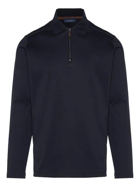 long-sleeve zip polo shirt by PAUL&SHARK