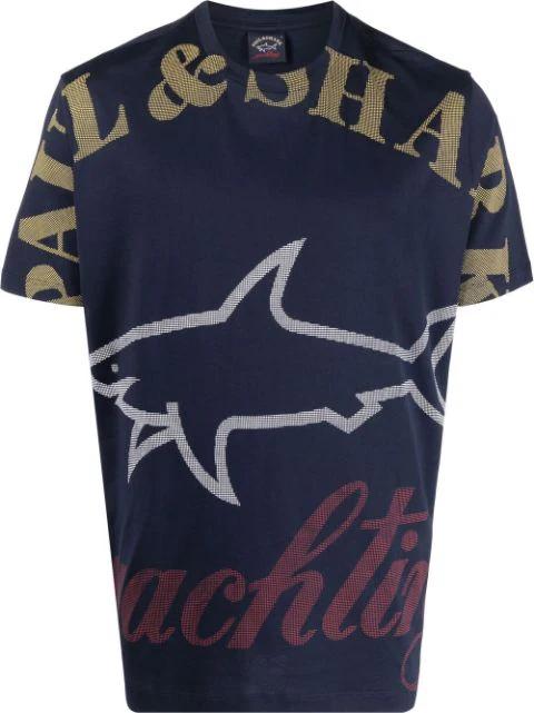 maxi logo-print T-shirt by PAUL&SHARK