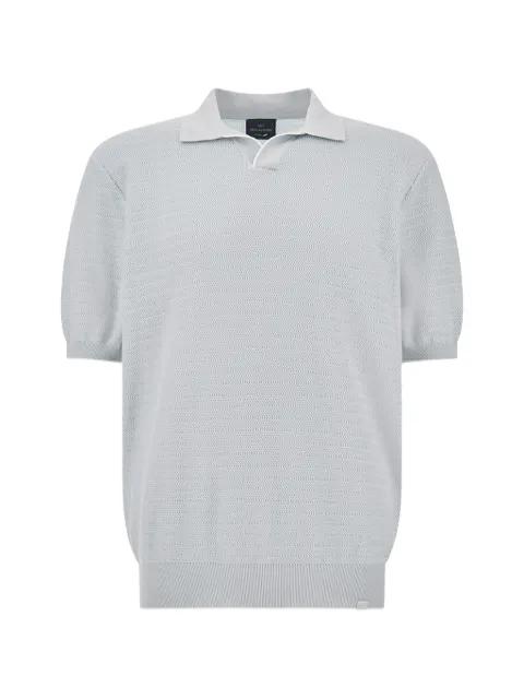 open-collar cotton T-shirt by PAUL&SHARK