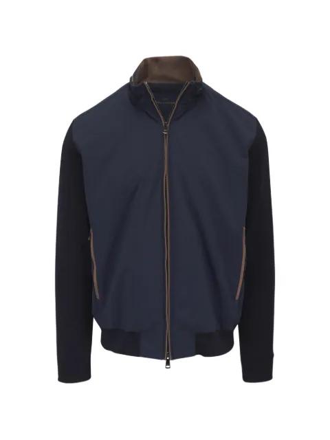 panelled zip-up jacket by PAUL&SHARK