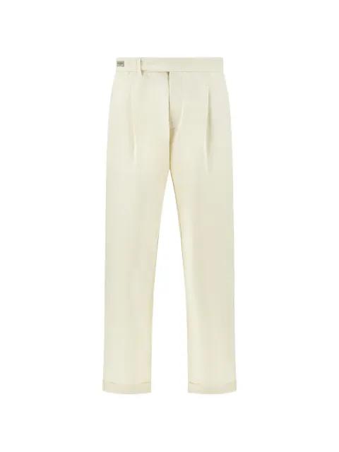 pleated chino trousers by PAUL&SHARK