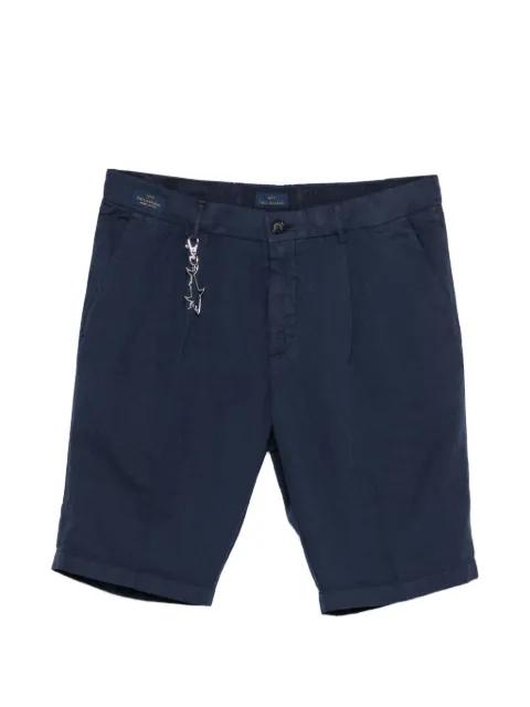 pleated cotton shorts by PAUL&SHARK