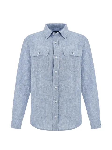 pocket linen shirt by PAUL&SHARK